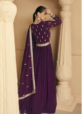 Real Georgette Gown in Maroon